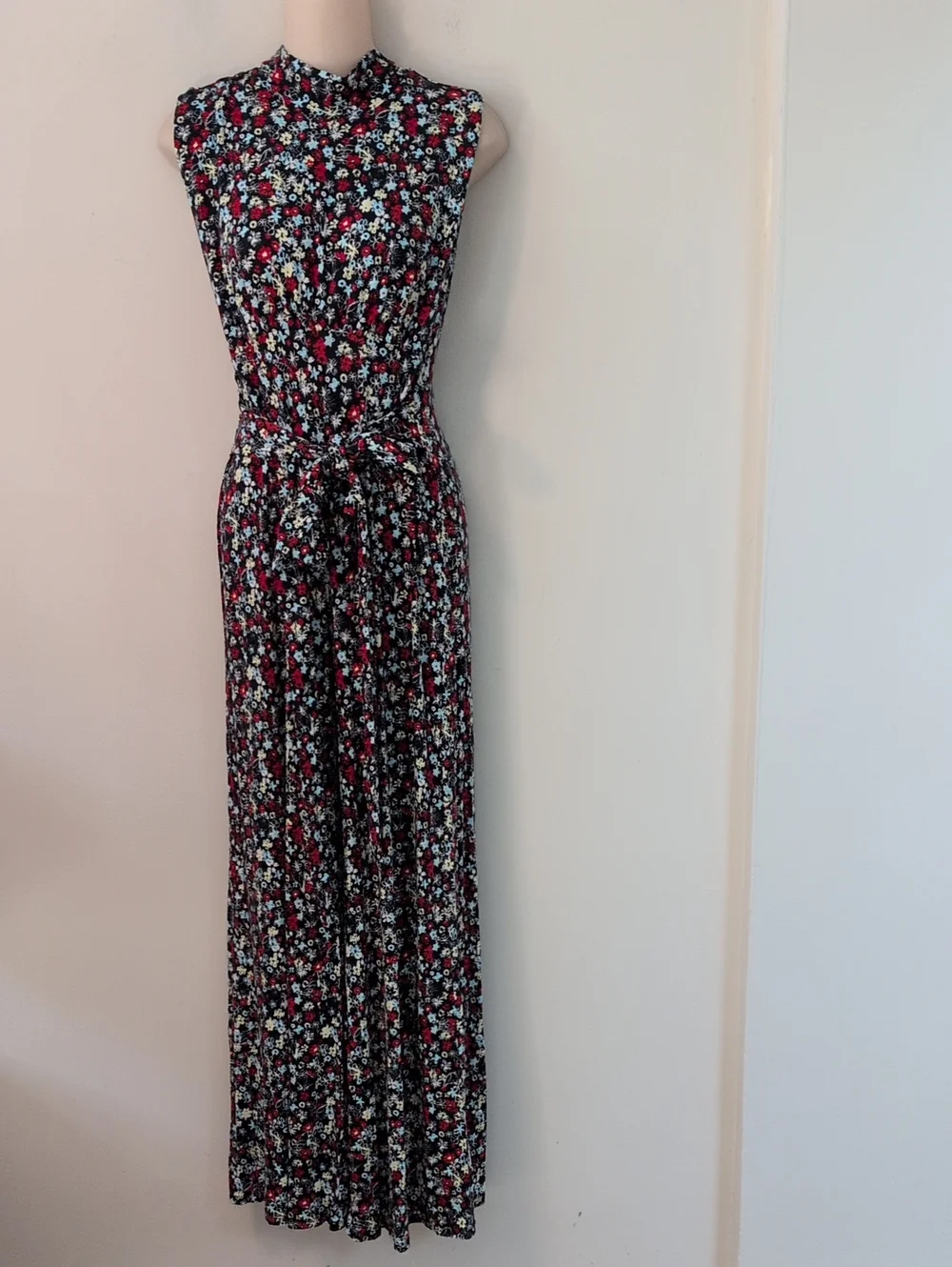 Free People Vibe Check One Piece Ditsy Floral Jumpsuit XS